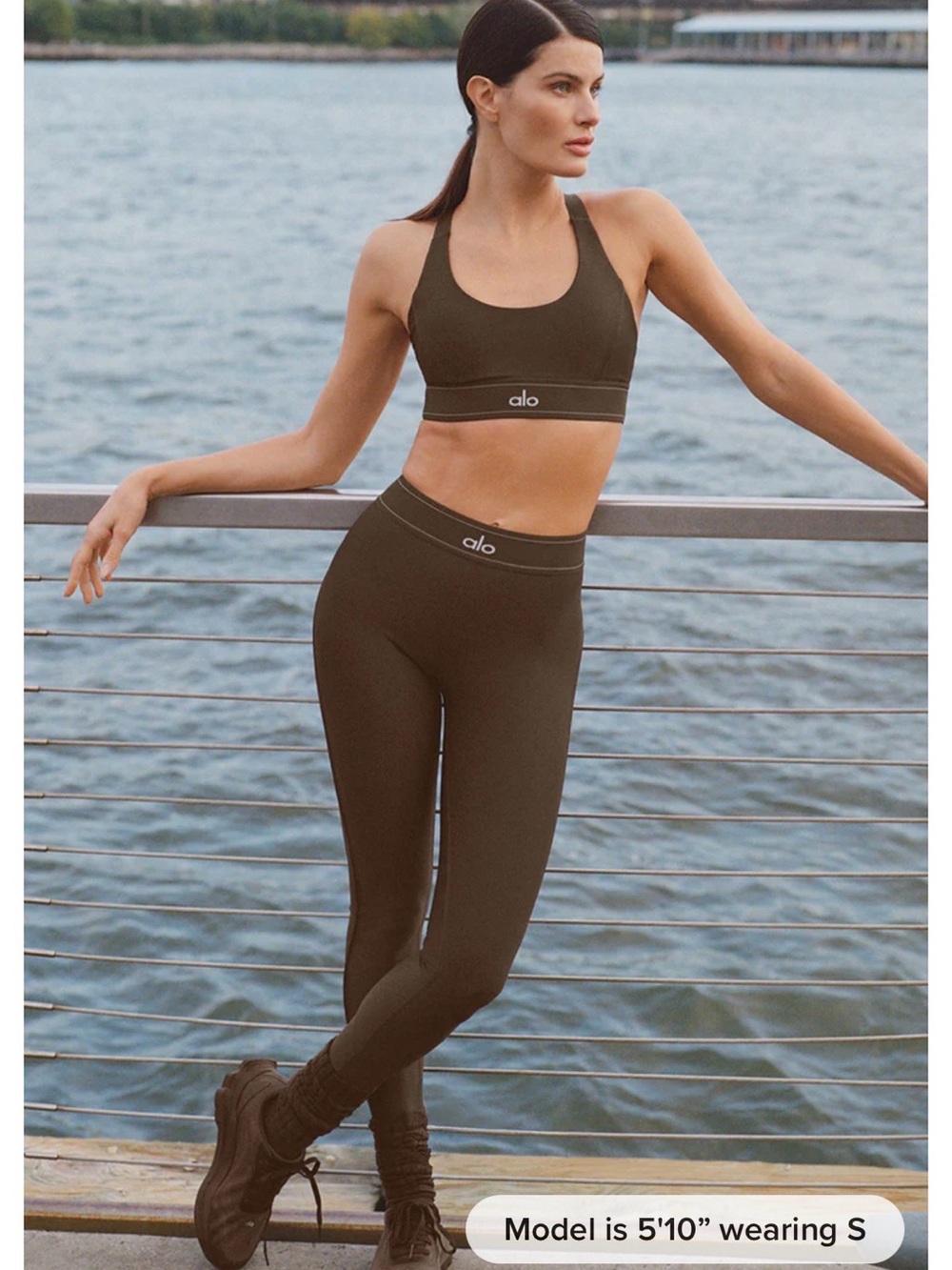 Airlift High-Waist Suit Up Legging - Espresso